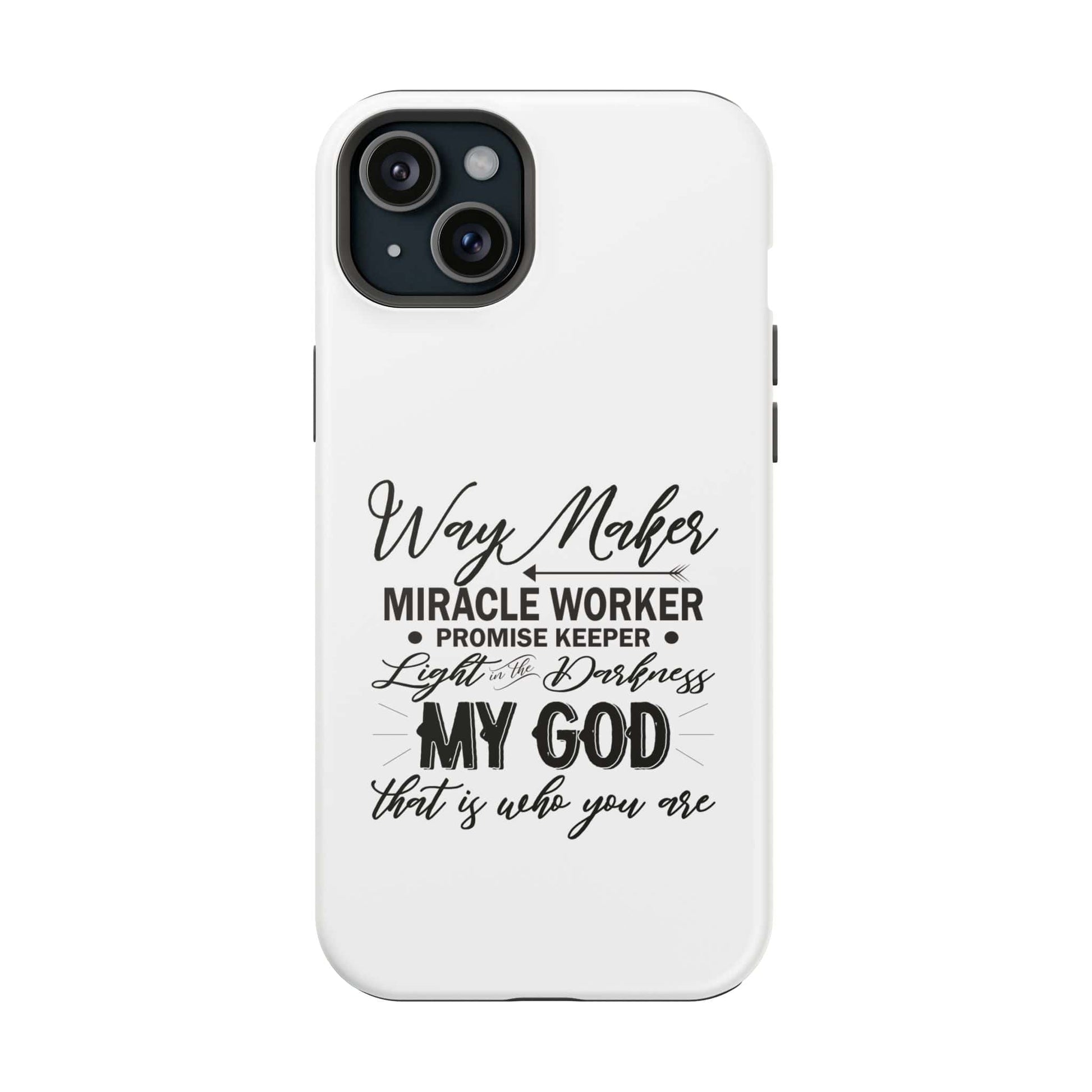 Promise Keeper, Way Maker | Magnetic Tough Cases | Motivational Bible 