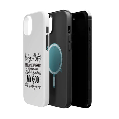 Promise Keeper, Way Maker | Magnetic Tough Cases | Motivational Bible 