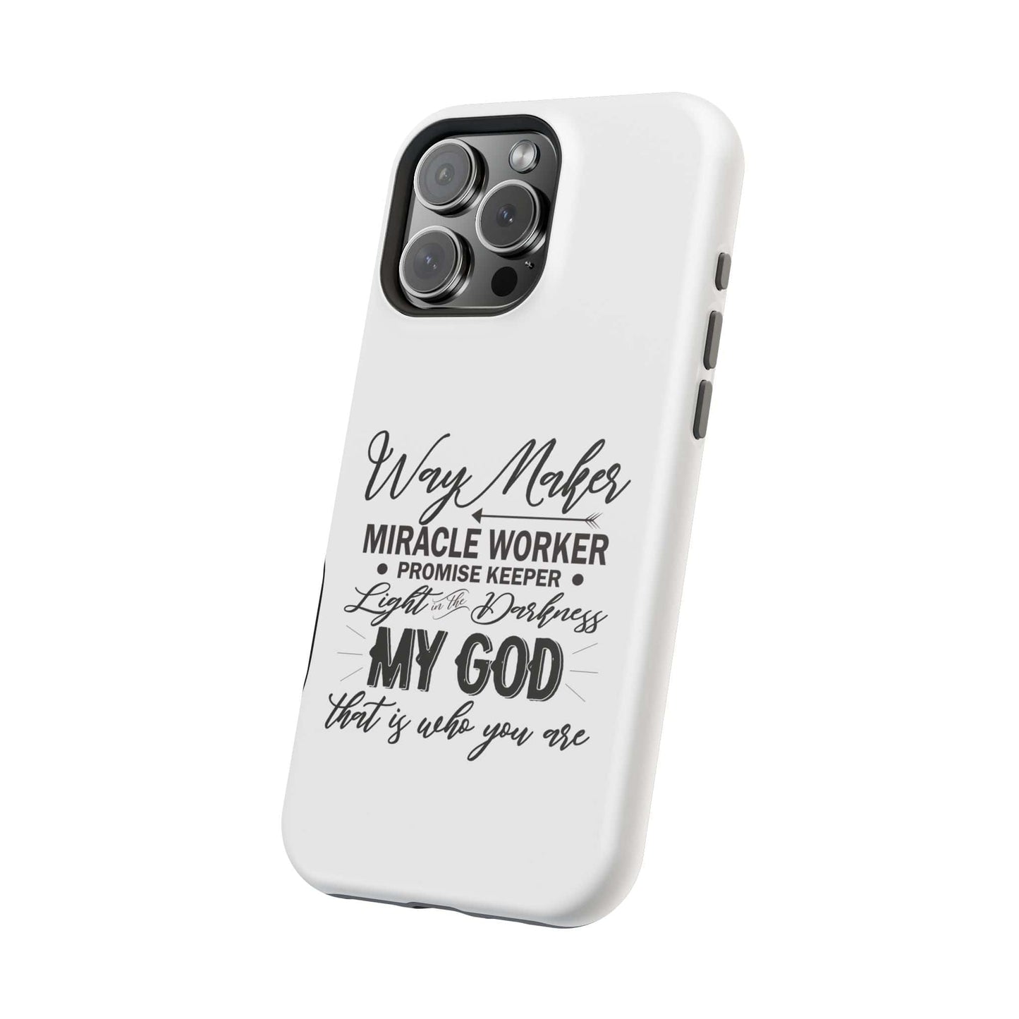 Promise Keeper, Way Maker | Magnetic Tough Cases | Motivational Bible 