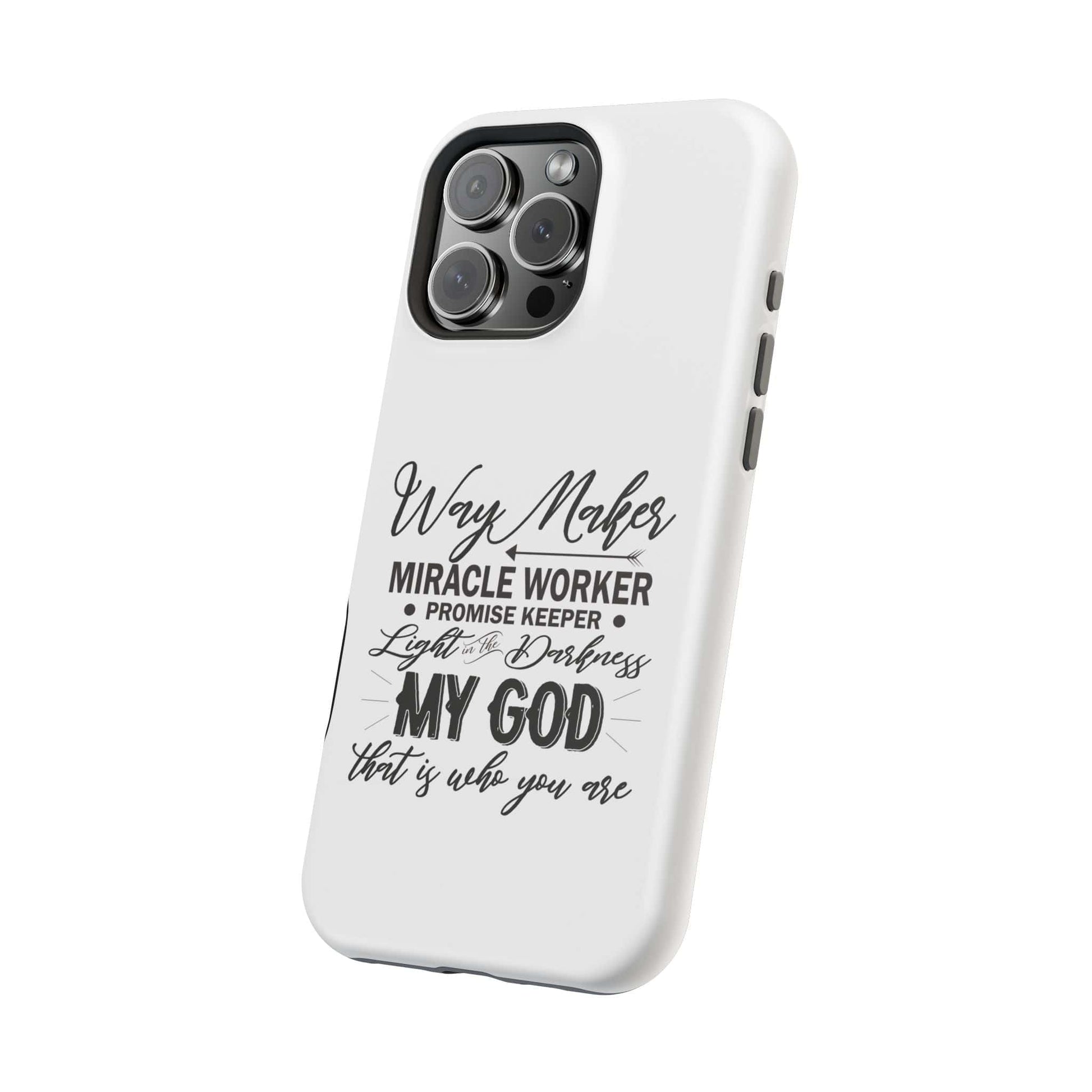 Promise Keeper, Way Maker | Magnetic Tough Cases | Motivational Bible 