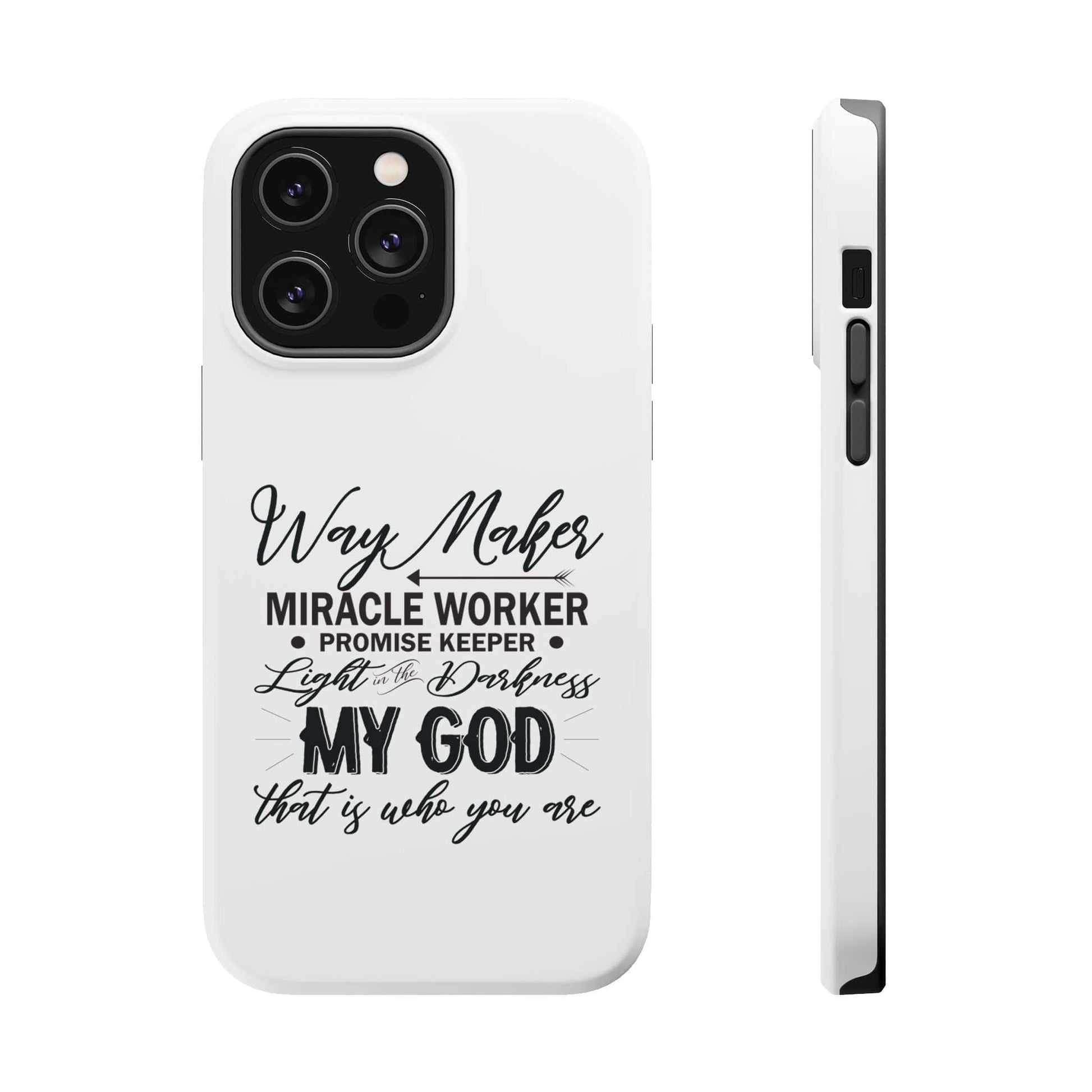 Promise Keeper, Way Maker | Magnetic Tough Cases | Motivational Bible 