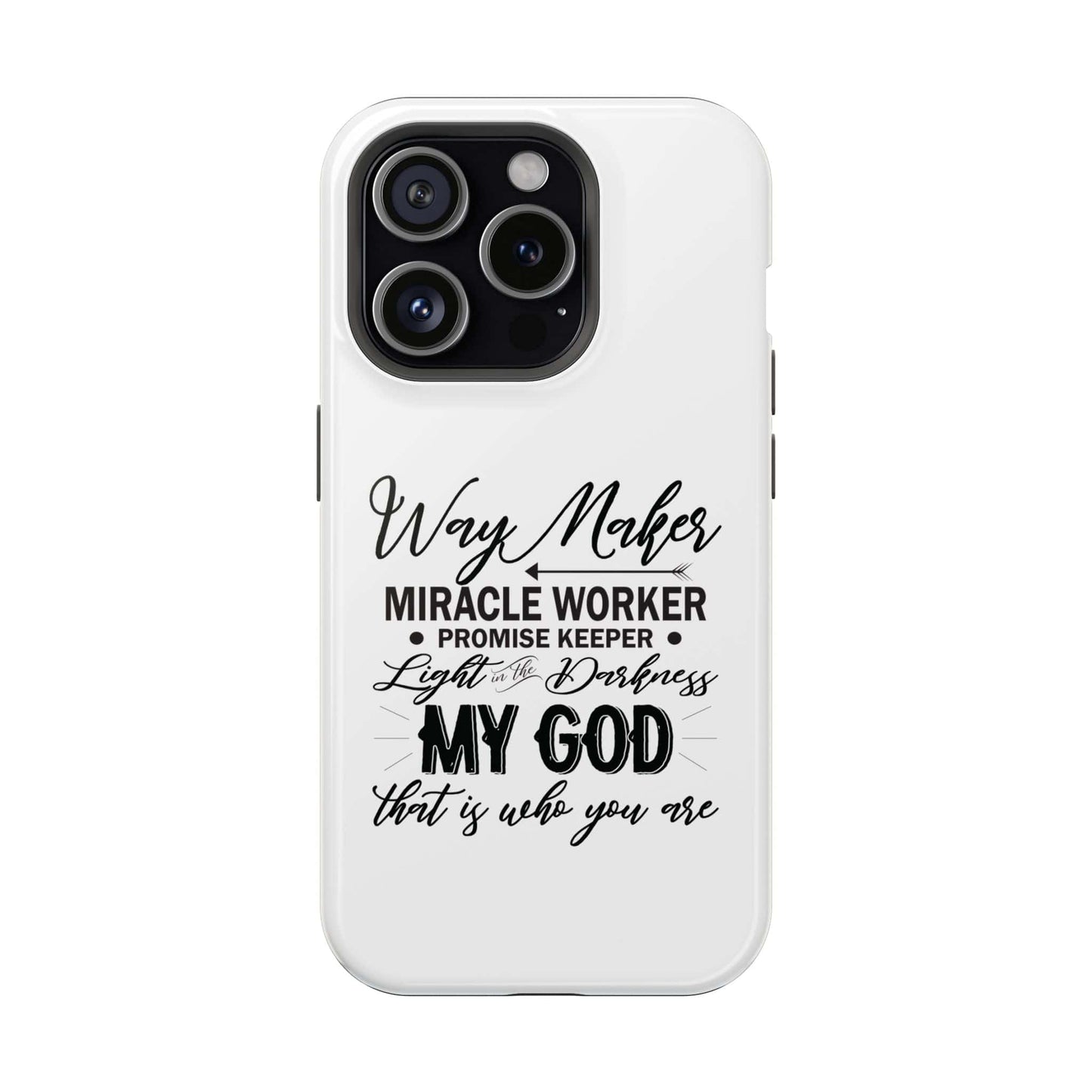 Promise Keeper, Way Maker | Magnetic Tough Cases | Motivational Bible 