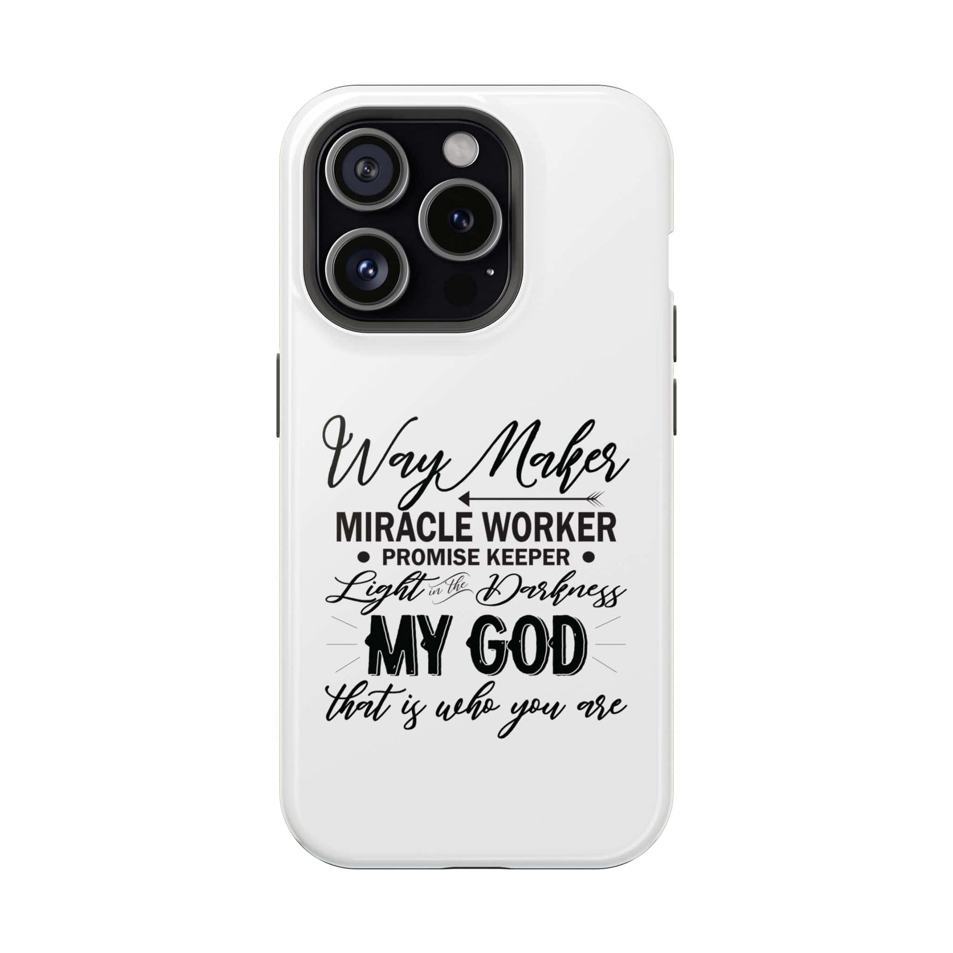 Promise Keeper, Way Maker | Magnetic Tough Cases | Motivational Bible 