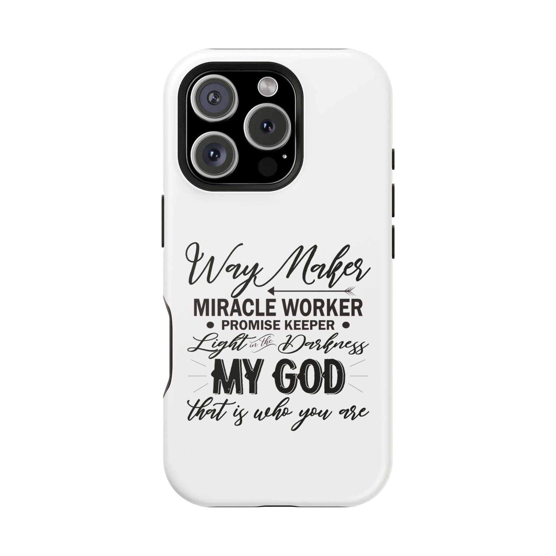 Promise Keeper, Way Maker | Magnetic Tough Cases | Motivational Bible 