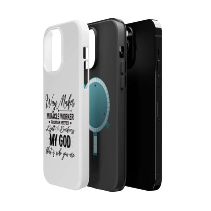 Promise Keeper, Way Maker | Magnetic Tough Cases | Motivational Bible 