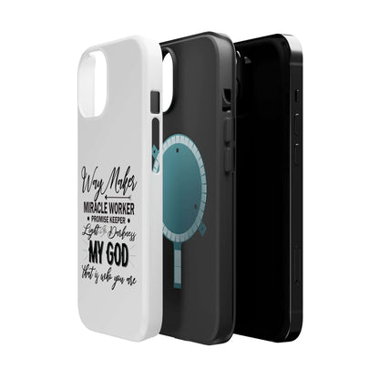 Promise Keeper, Way Maker | Magnetic Tough Cases | Motivational Bible 