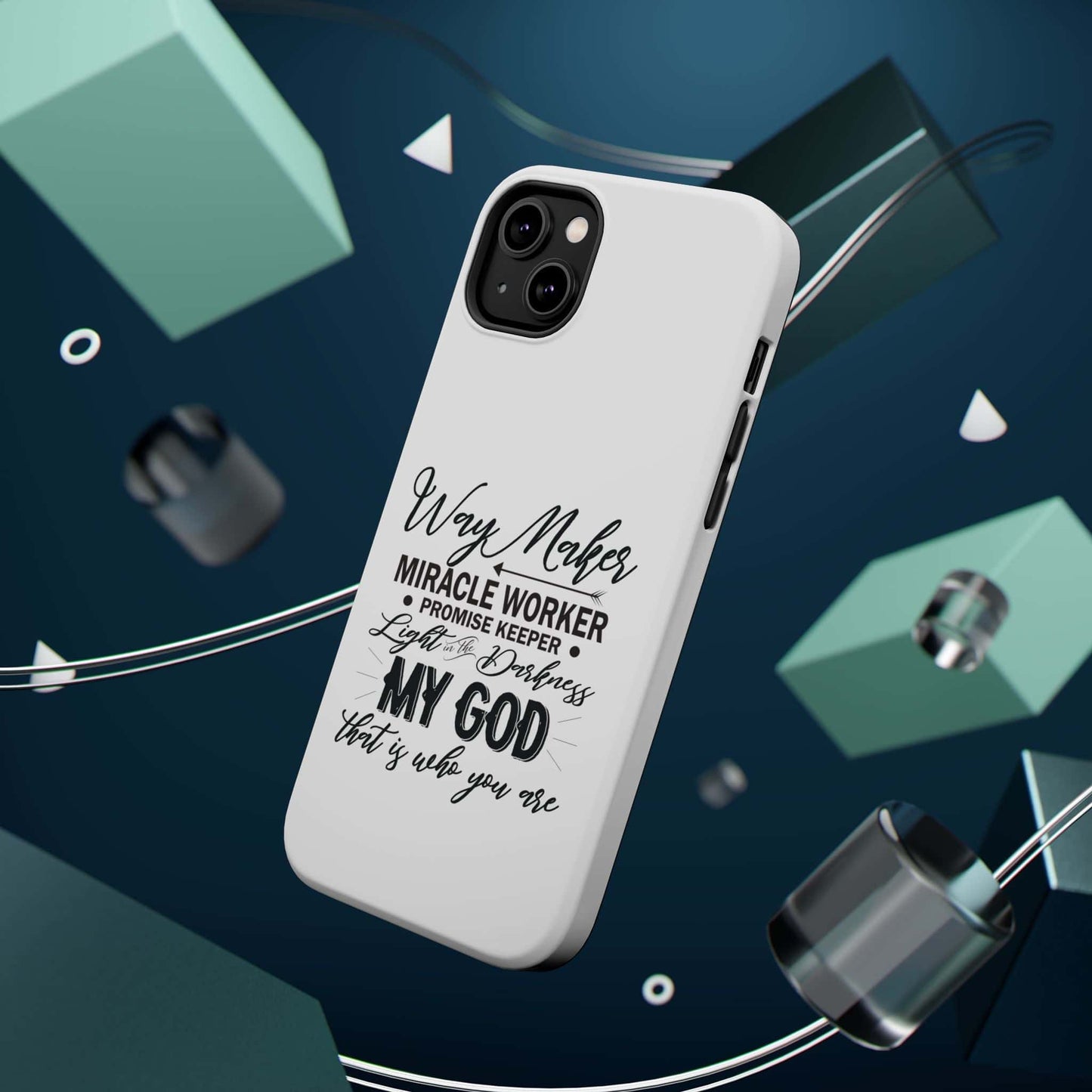 Promise Keeper, Way Maker | Magnetic Tough Cases | Motivational Bible 