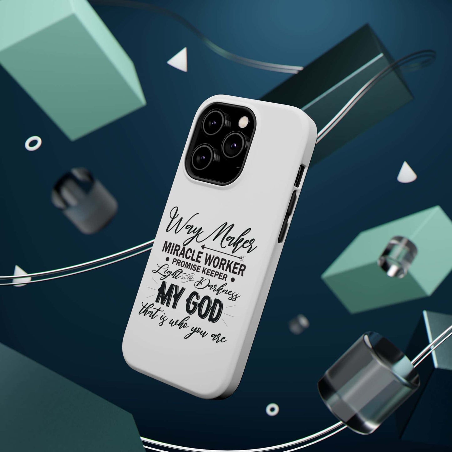 Promise Keeper, Way Maker | Magnetic Tough Cases | Motivational Bible 