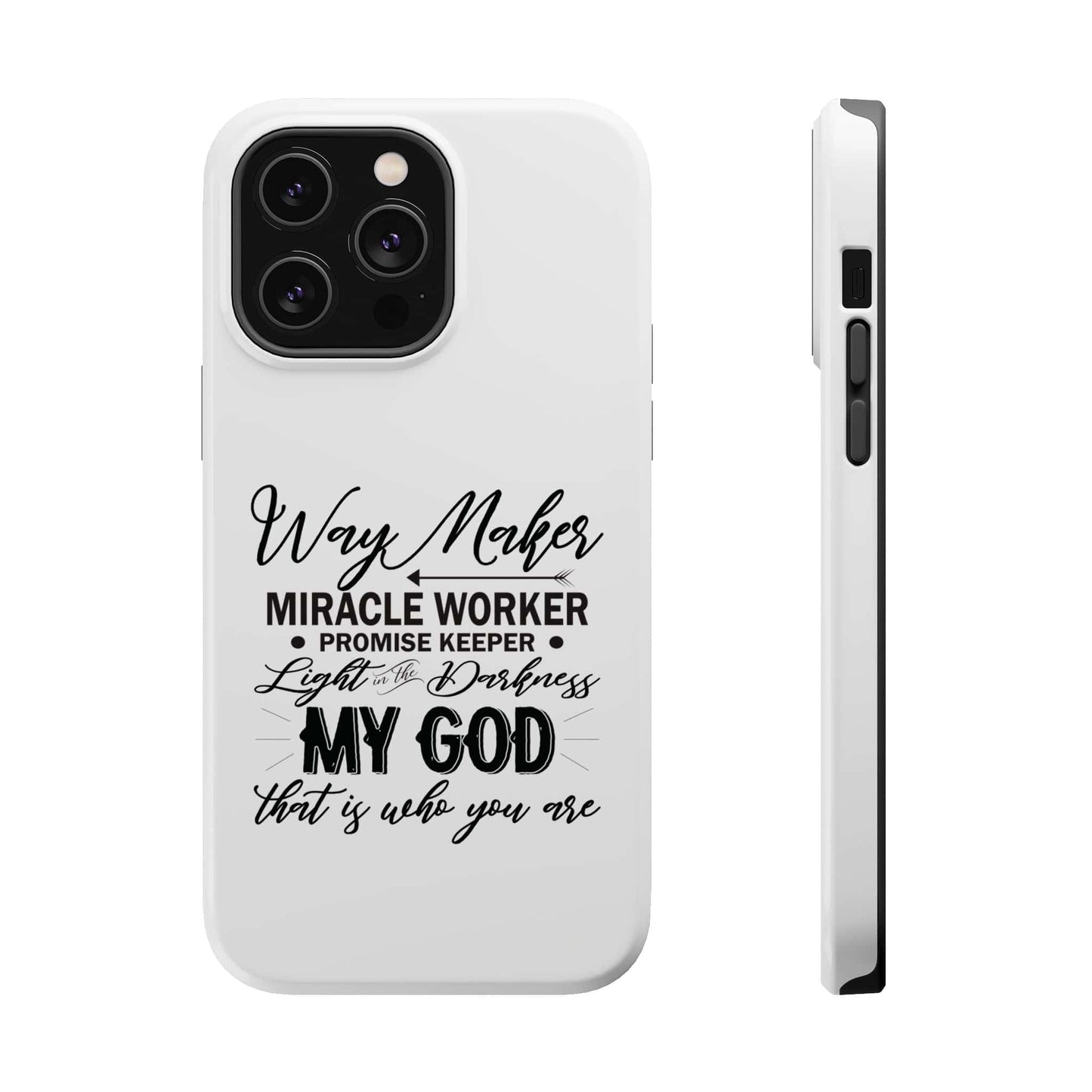 Promise Keeper, Way Maker | Magnetic Tough Cases | Motivational Bible 
