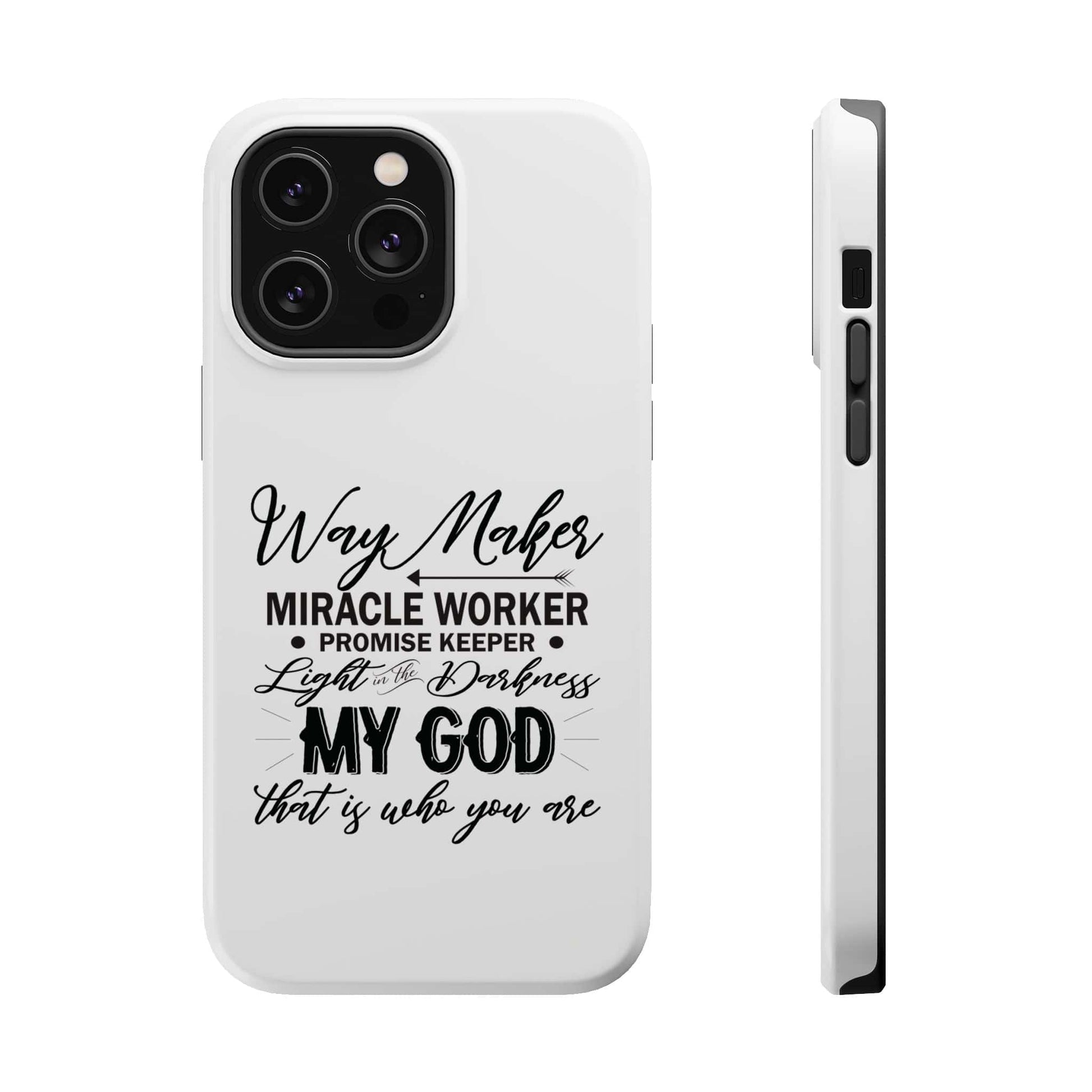 Promise Keeper, Way Maker | Magnetic Tough Cases | Motivational Bible 