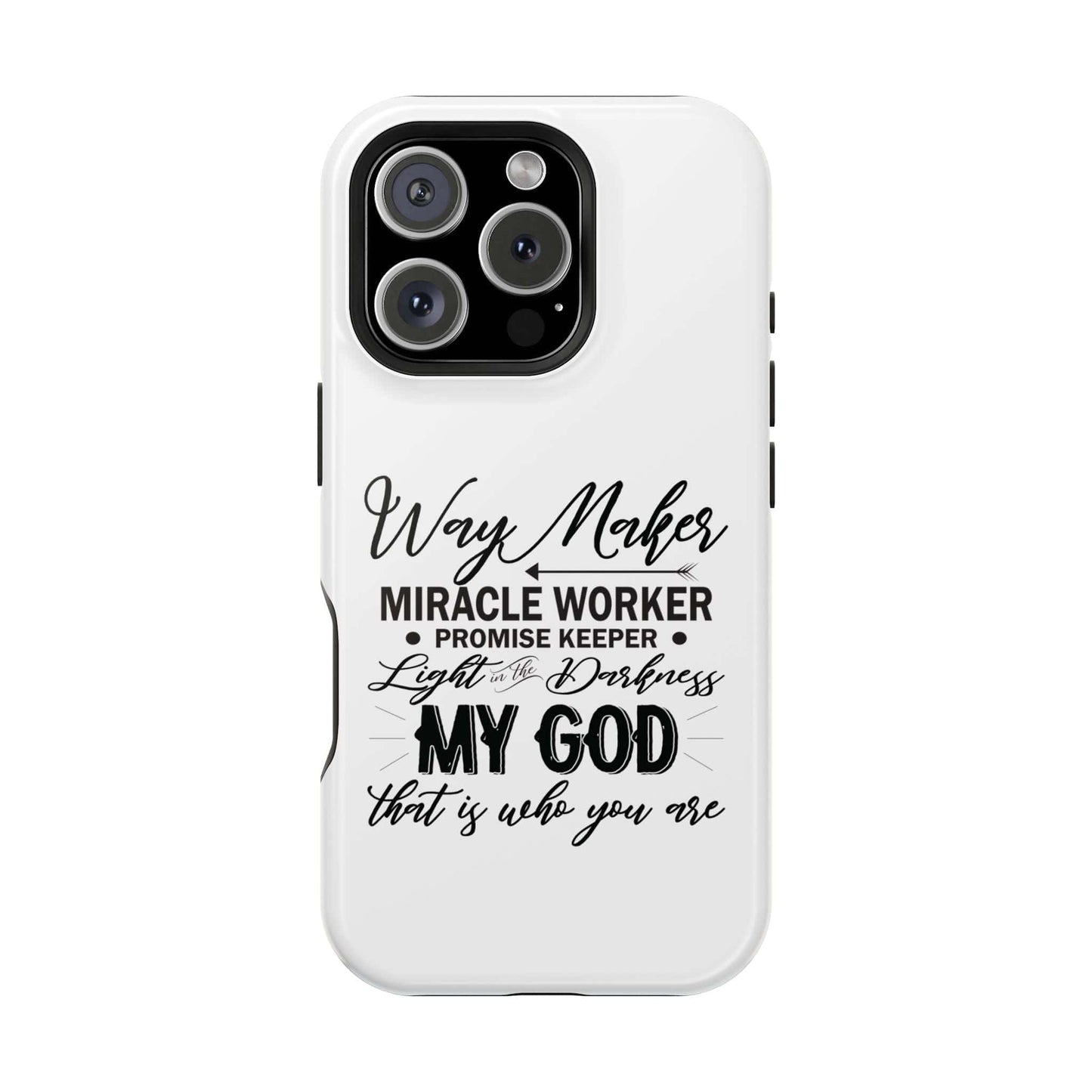 Promise Keeper, Way Maker | Magnetic Tough Cases | Motivational Bible 