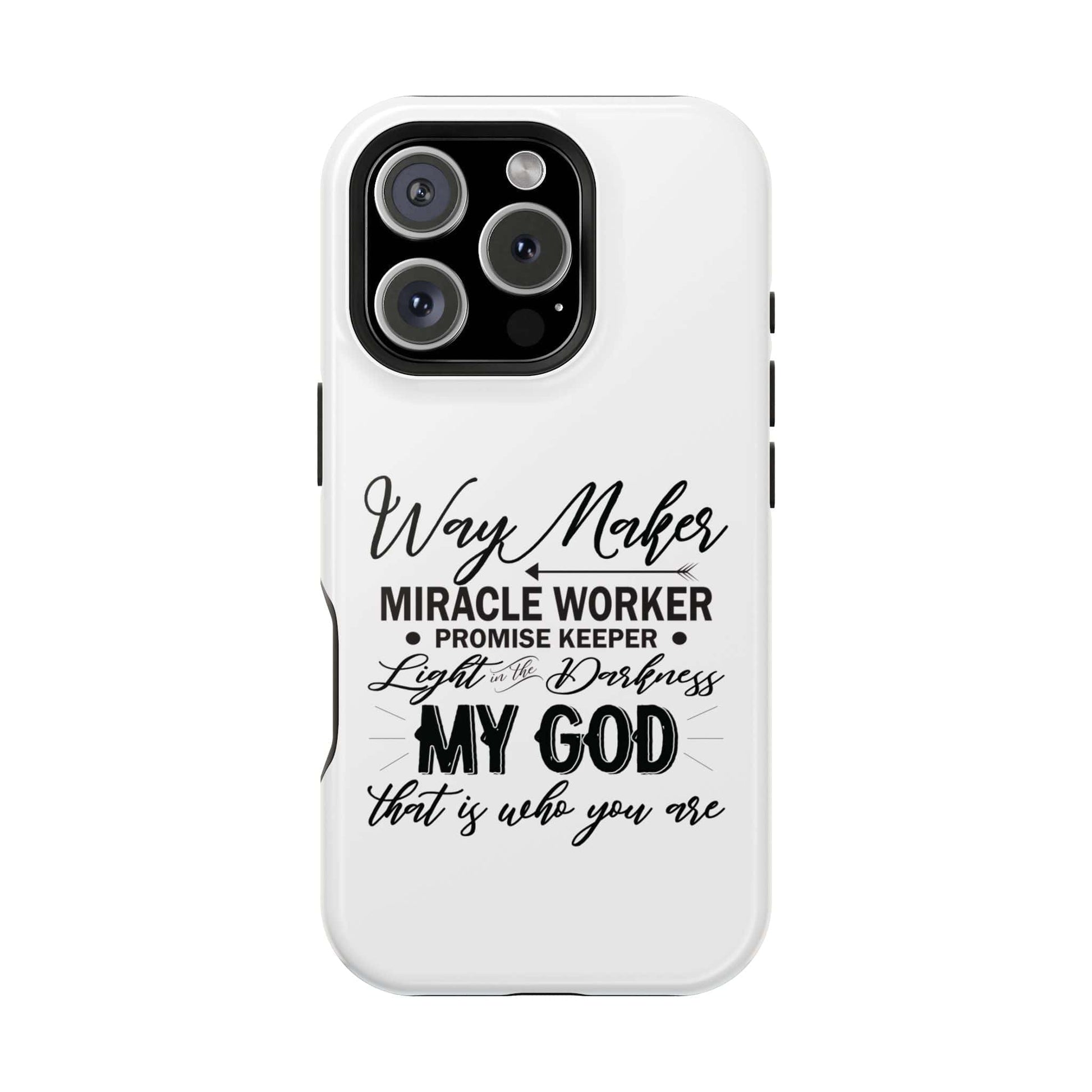 Promise Keeper, Way Maker | Magnetic Tough Cases | Motivational Bible 