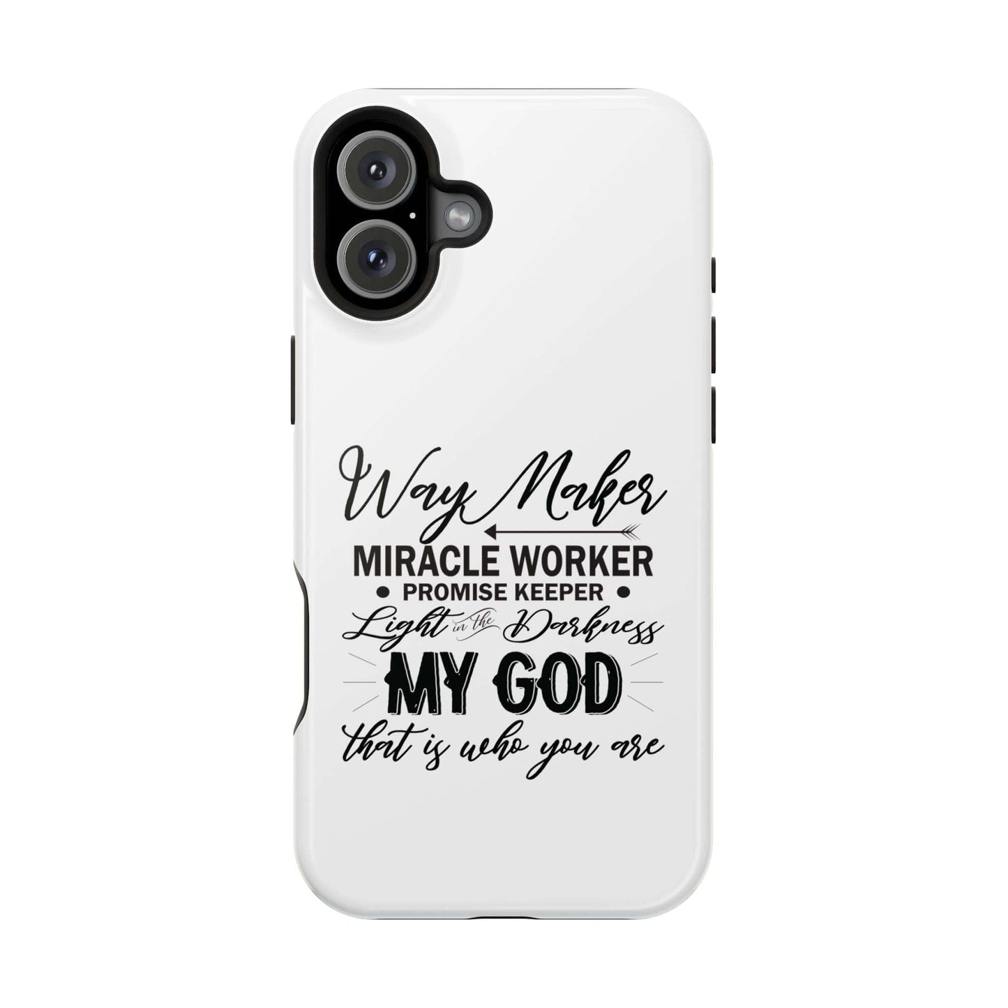 Promise Keeper, Way Maker | Magnetic Tough Cases | Motivational Bible 