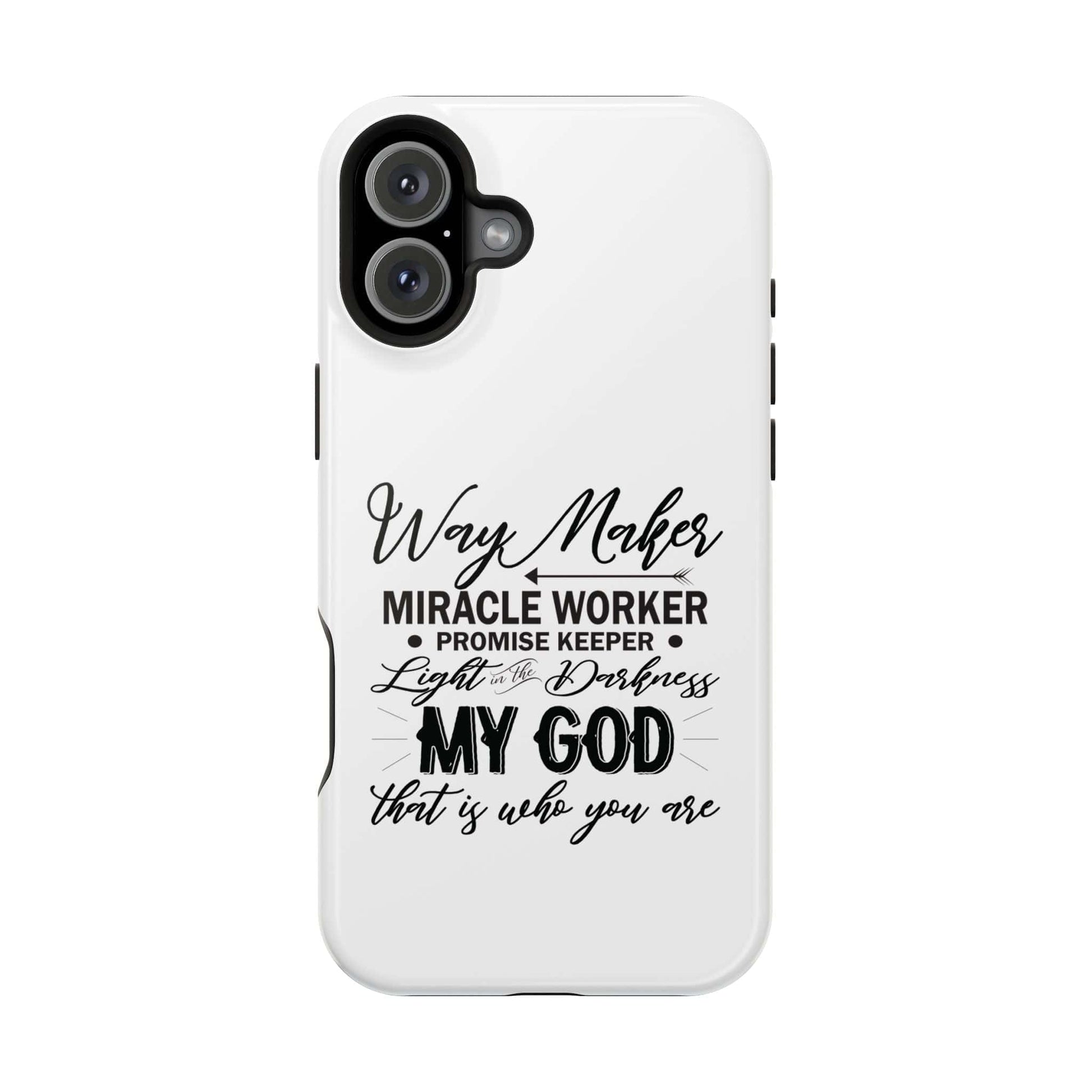 Promise Keeper, Way Maker | Magnetic Tough Cases | Motivational Bible 