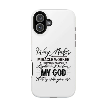Promise Keeper, Way Maker | Magnetic Tough Cases | Motivational Bible 