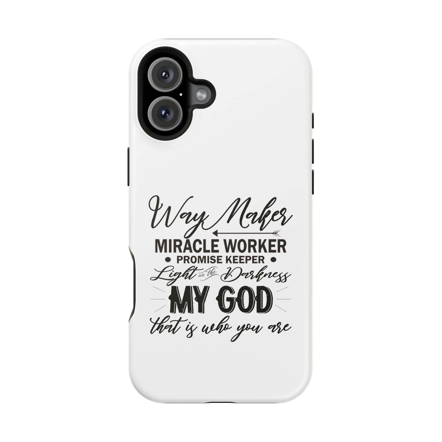Promise Keeper, Way Maker | Magnetic Tough Cases | Motivational Bible 