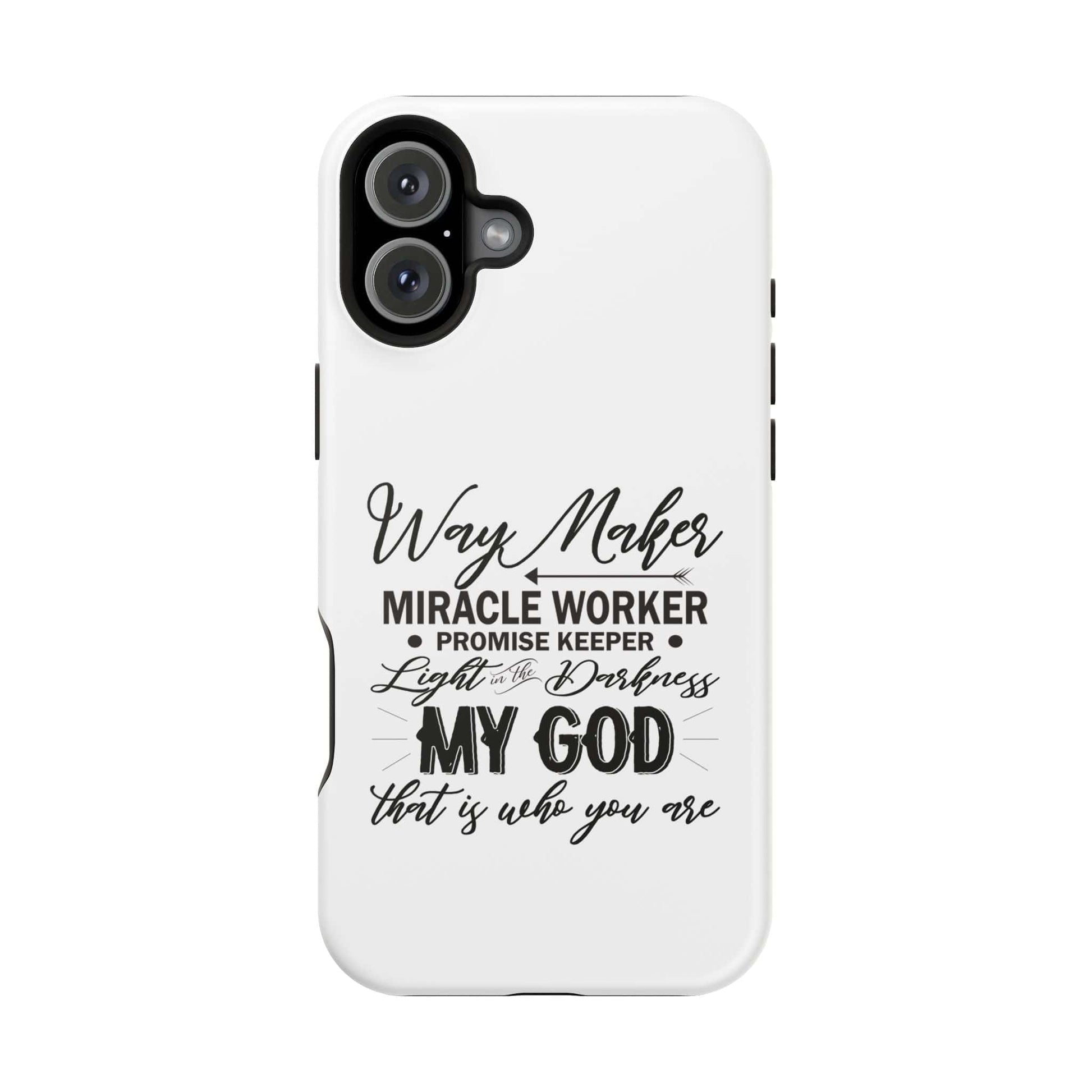 Promise Keeper, Way Maker | Magnetic Tough Cases | Motivational Bible 
