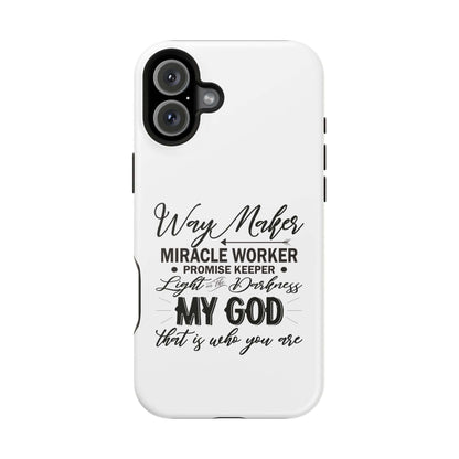 Promise Keeper, Way Maker | Magnetic Tough Cases | Motivational Bible 