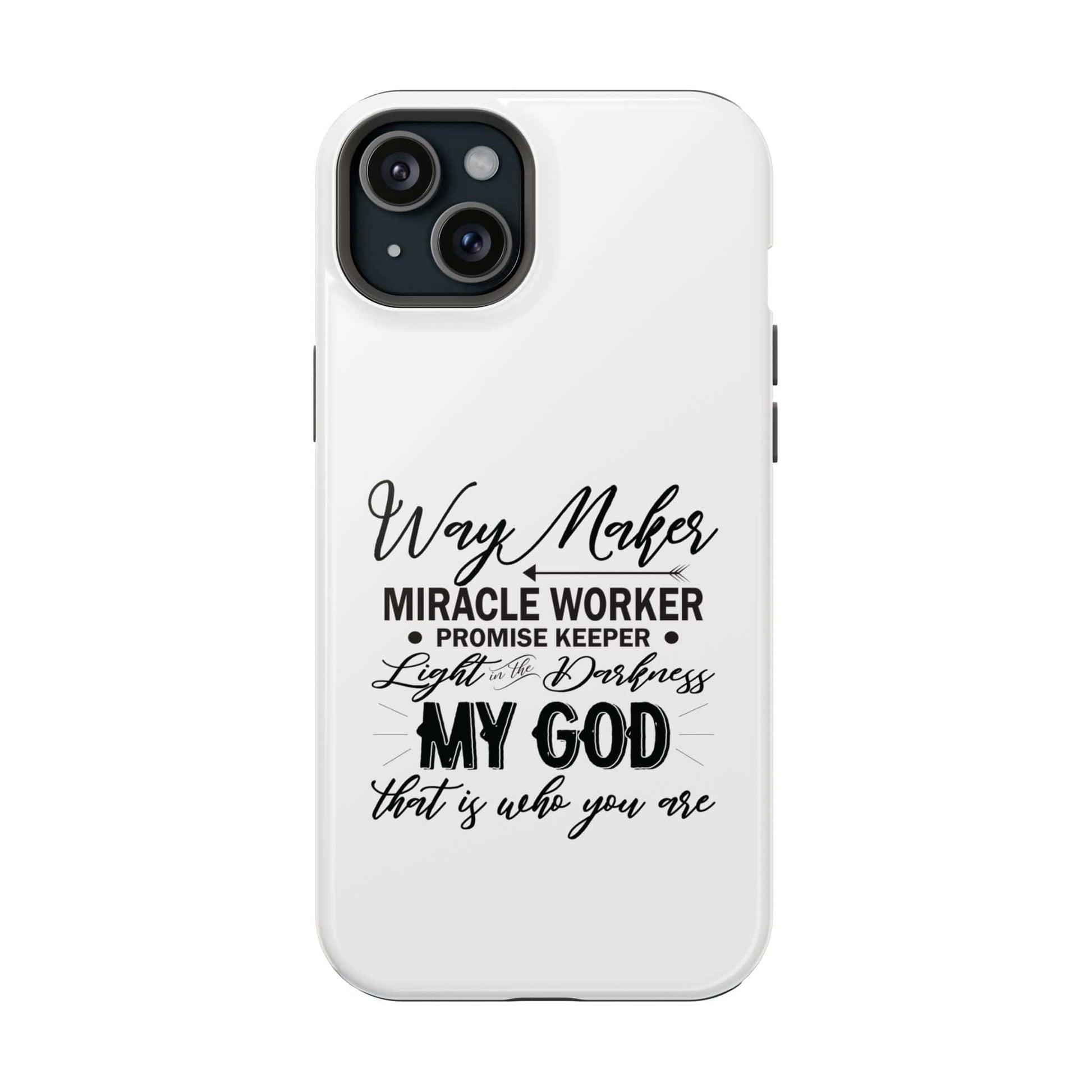 Promise Keeper, Way Maker | Magnetic Tough Cases | Motivational Bible 