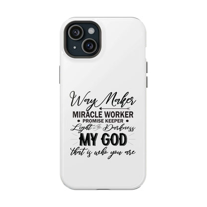 Promise Keeper, Way Maker | Magnetic Tough Cases | Motivational Bible 