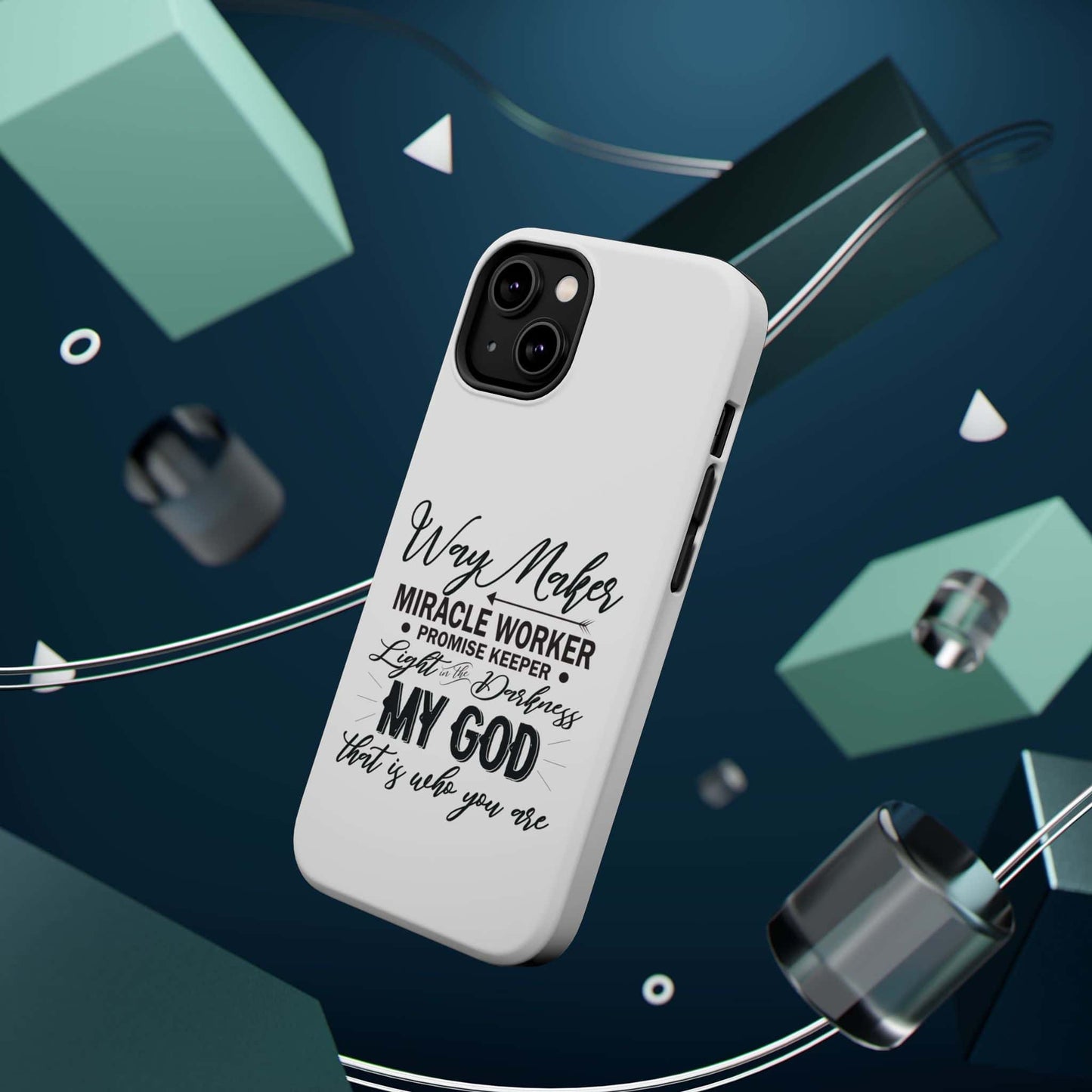 Promise Keeper, Way Maker | Magnetic Tough Cases | Motivational Bible 