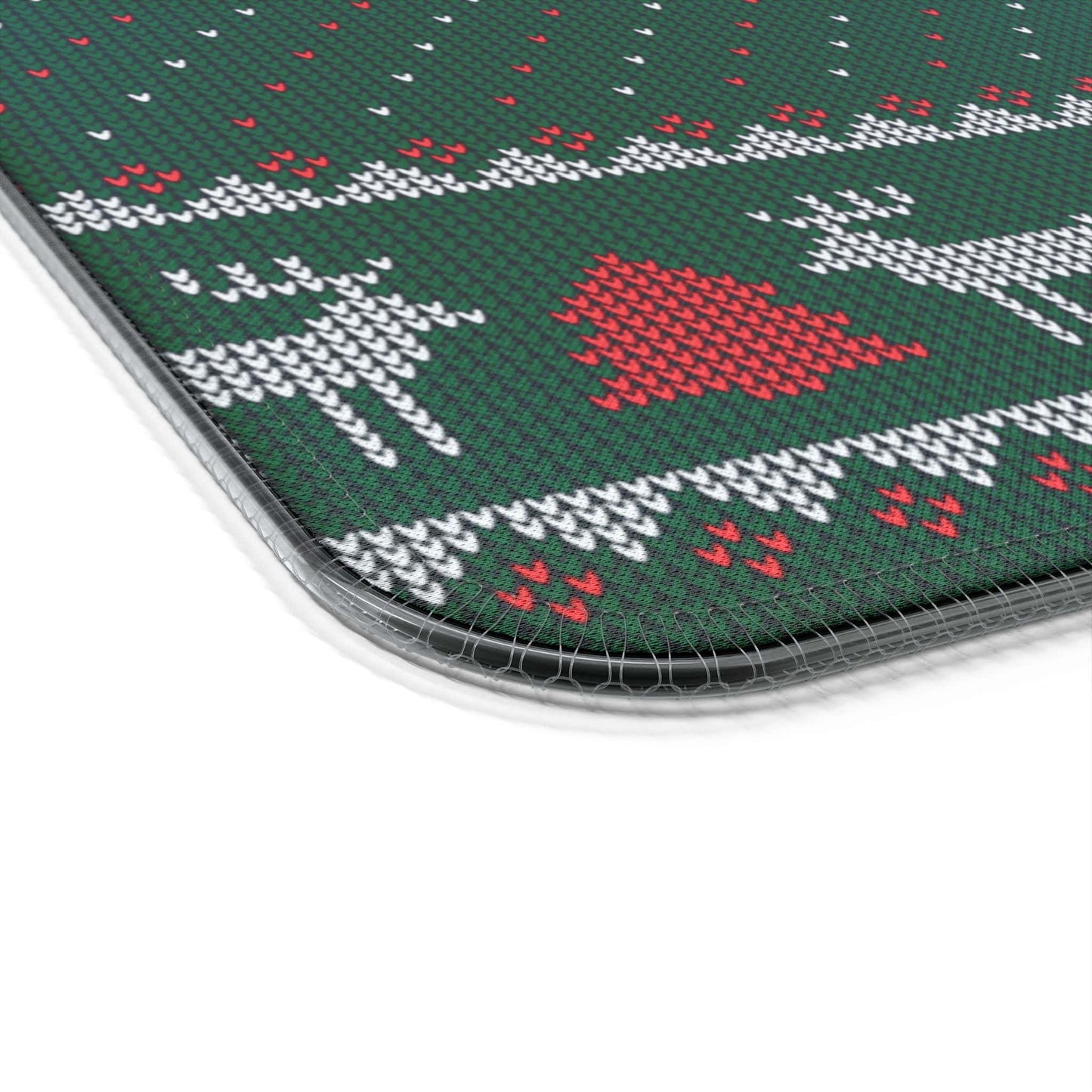 LED Gaming Mouse Pad, Wireless Charging ( Christmas Sweater Print )