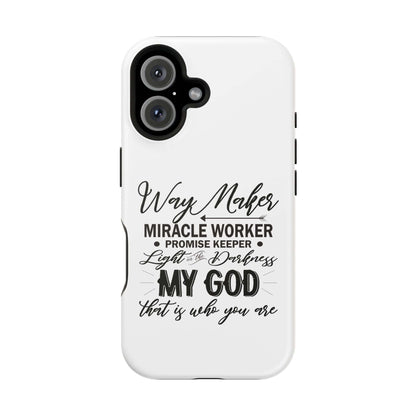 Promise Keeper, Way Maker | Magnetic Tough Cases | Motivational Bible 