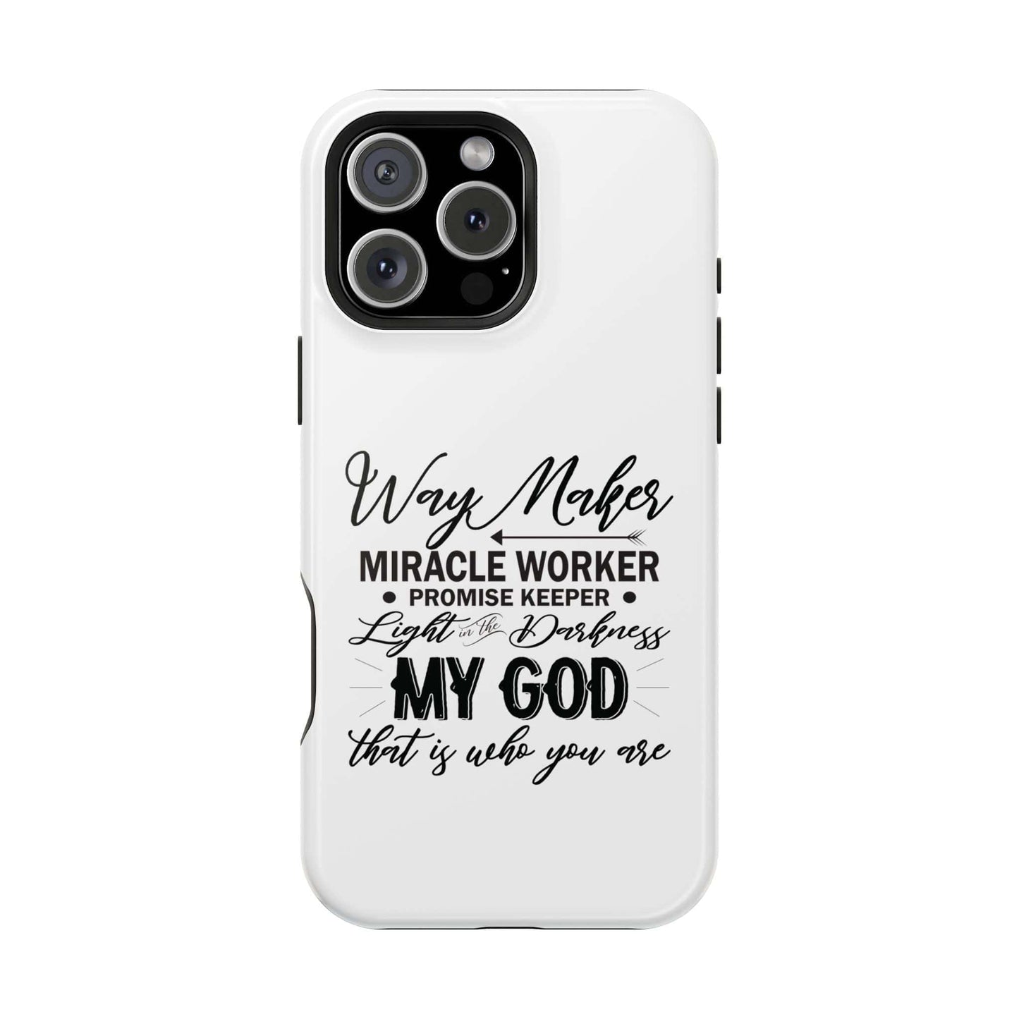 Promise Keeper, Way Maker | Magnetic Tough Cases | Motivational Bible 