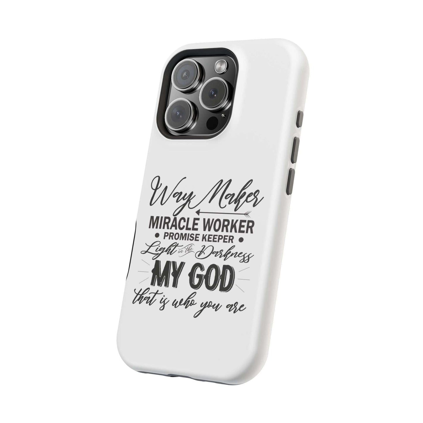 Promise Keeper, Way Maker | Magnetic Tough Cases | Motivational Bible 