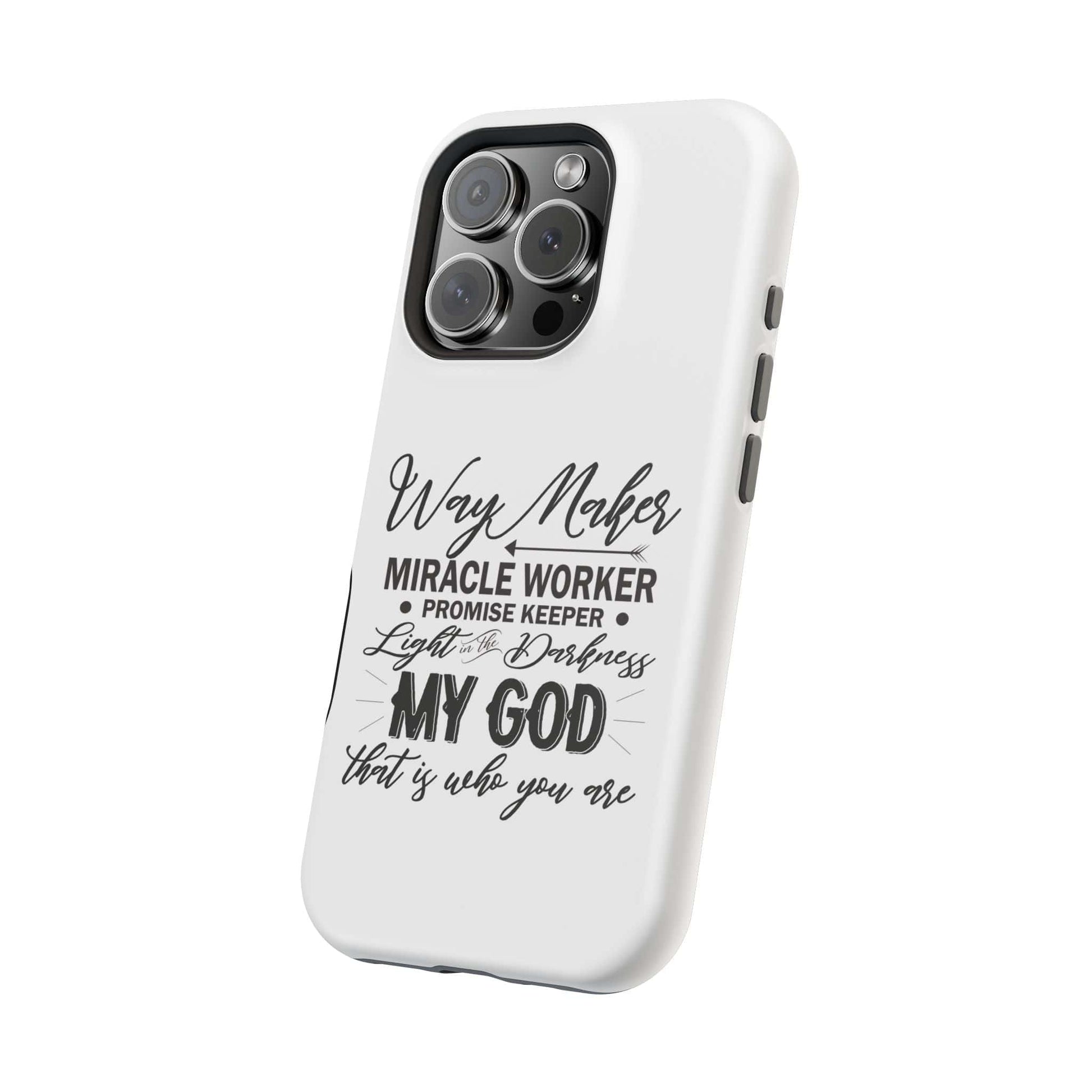 Promise Keeper, Way Maker | Magnetic Tough Cases | Motivational Bible 