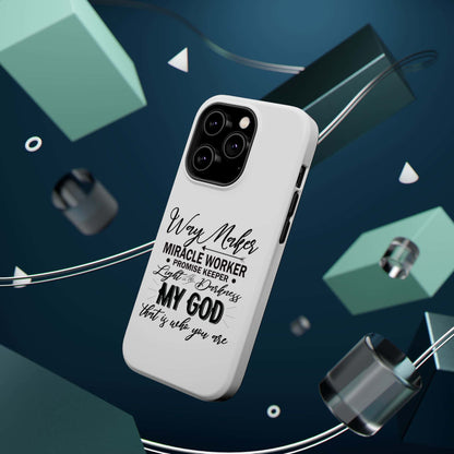 Promise Keeper, Way Maker | Magnetic Tough Cases | Motivational Bible 