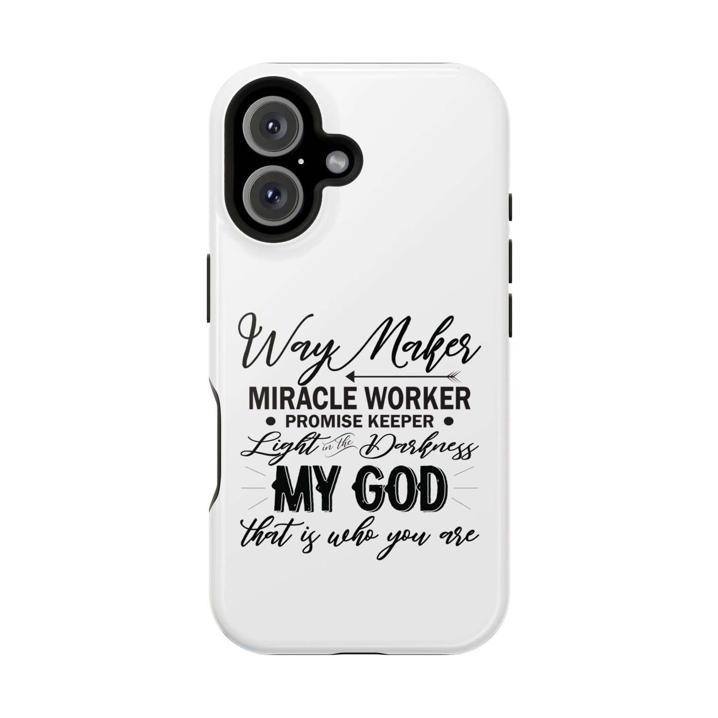 Promise Keeper, Way Maker | Magnetic Tough Cases | Motivational Bible 