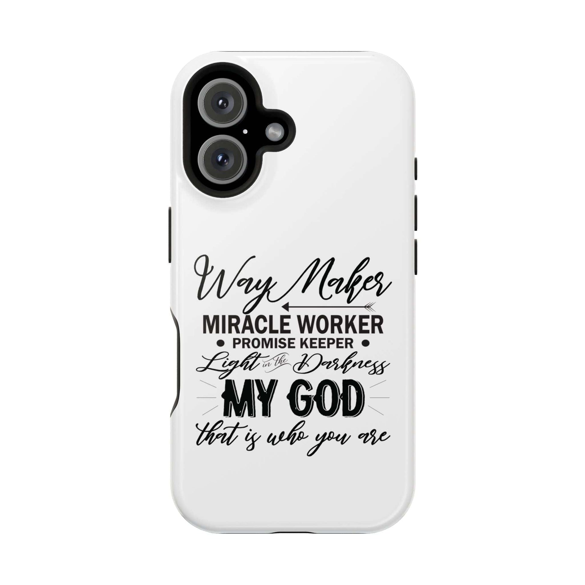 Promise Keeper, Way Maker | Magnetic Tough Cases | Motivational Bible 