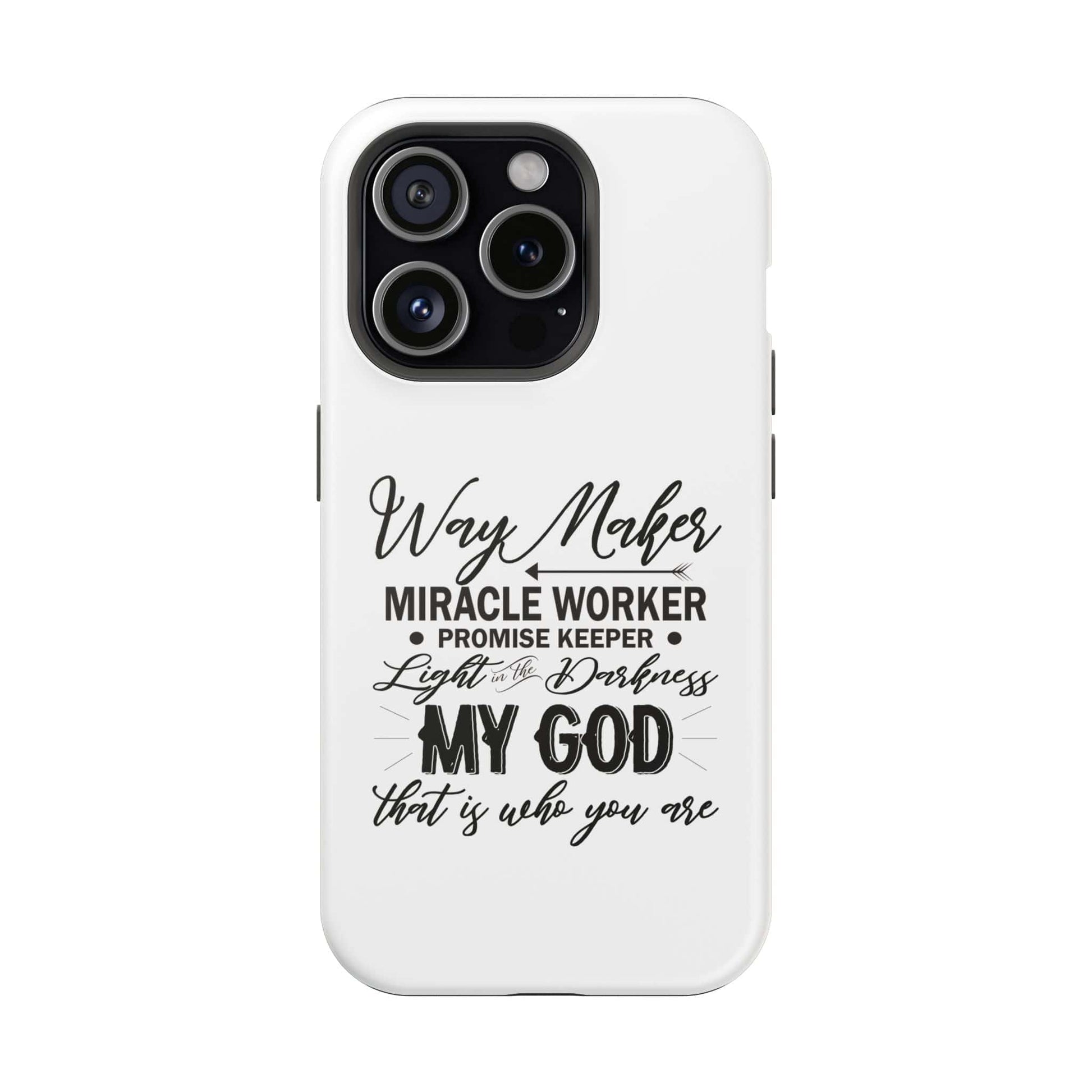 Promise Keeper, Way Maker | Magnetic Tough Cases | Motivational Bible 