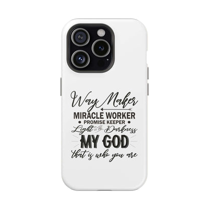 Promise Keeper, Way Maker | Magnetic Tough Cases | Motivational Bible 