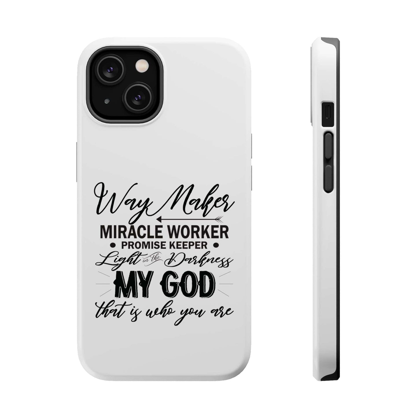 Promise Keeper, Way Maker | Magnetic Tough Cases | Motivational Bible 