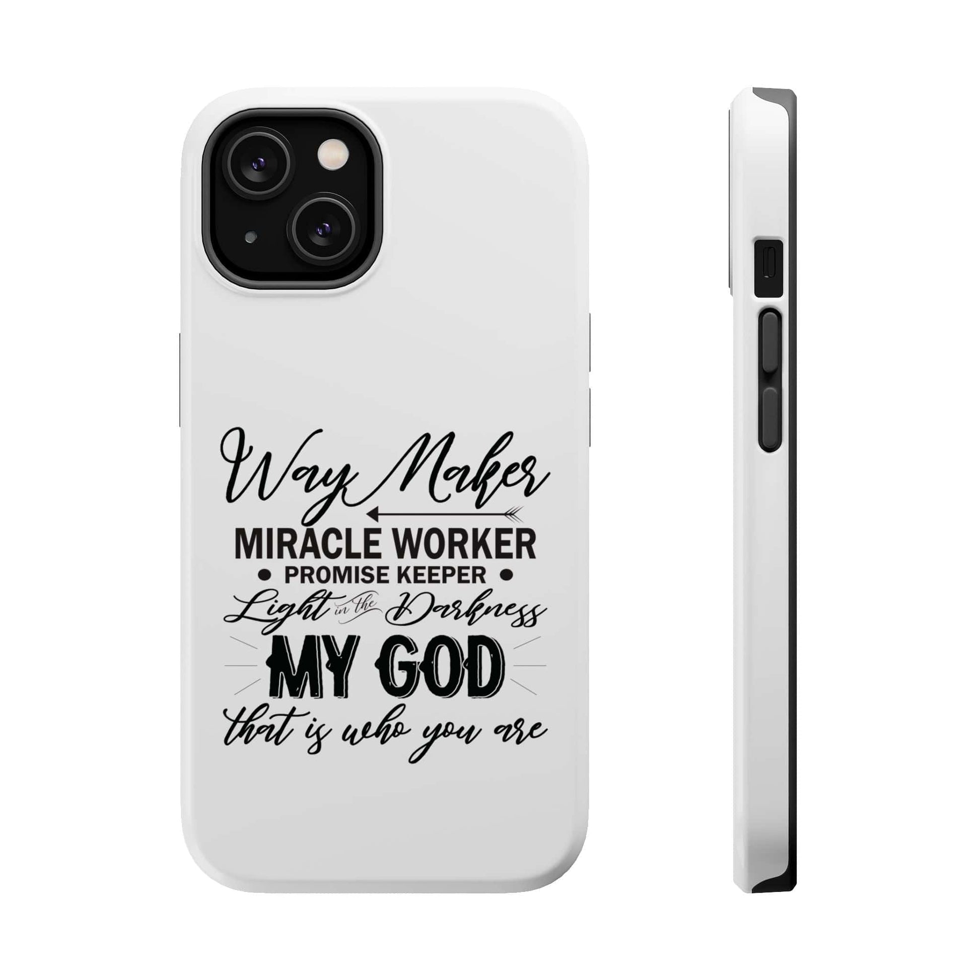 Promise Keeper, Way Maker | Magnetic Tough Cases | Motivational Bible 