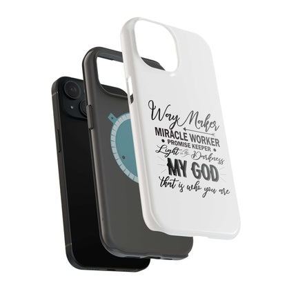 Promise Keeper, Way Maker | Magnetic Tough Cases | Motivational Bible 