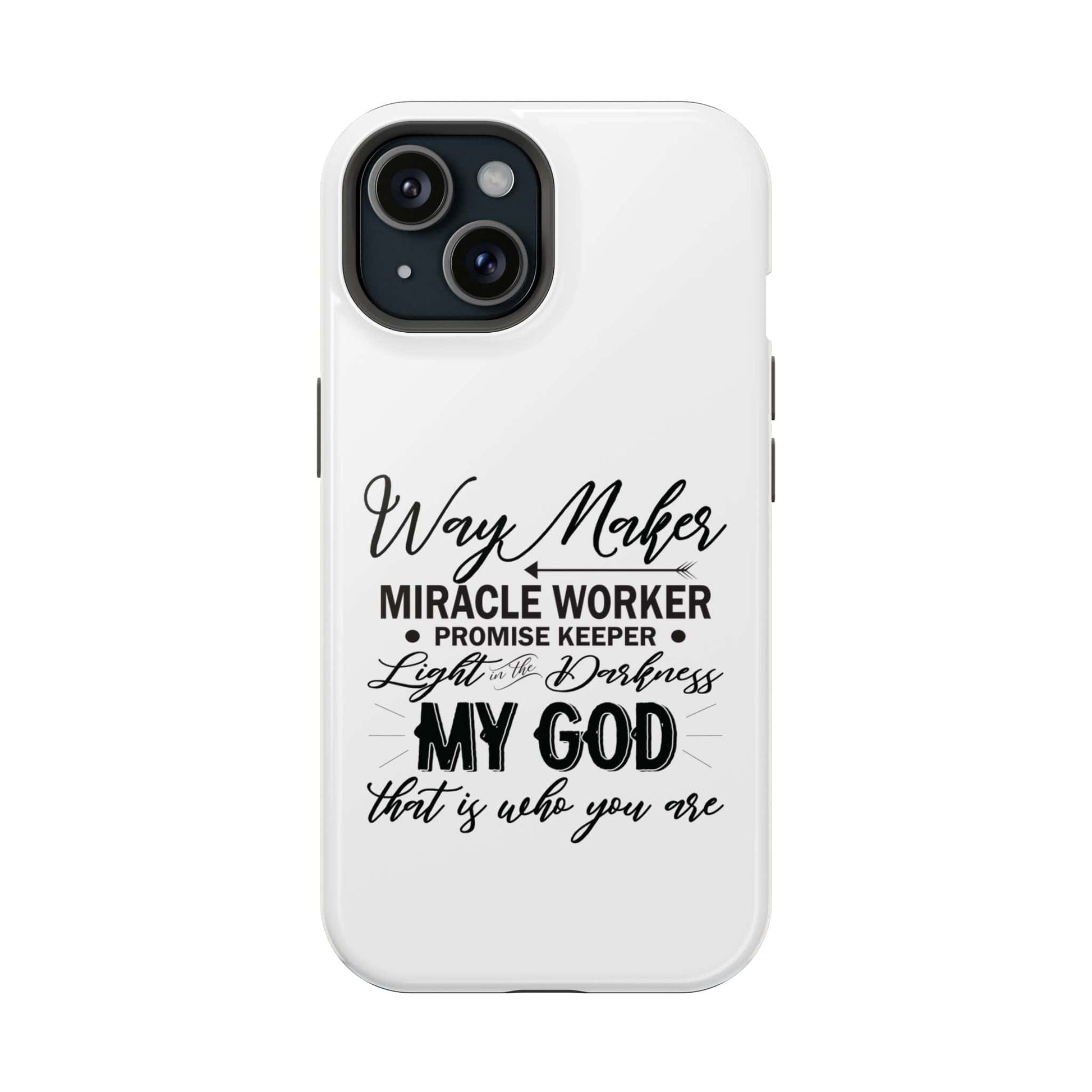 Promise Keeper, Way Maker | Magnetic Tough Cases | Motivational Bible 