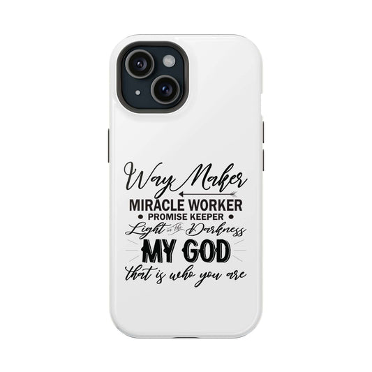 Promise Keeper, Way Maker | Magnetic Tough Cases | Motivational Bible 