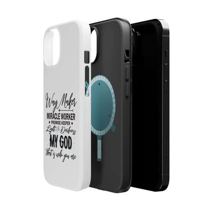 Promise Keeper, Way Maker | Magnetic Tough Cases | Motivational Bible 