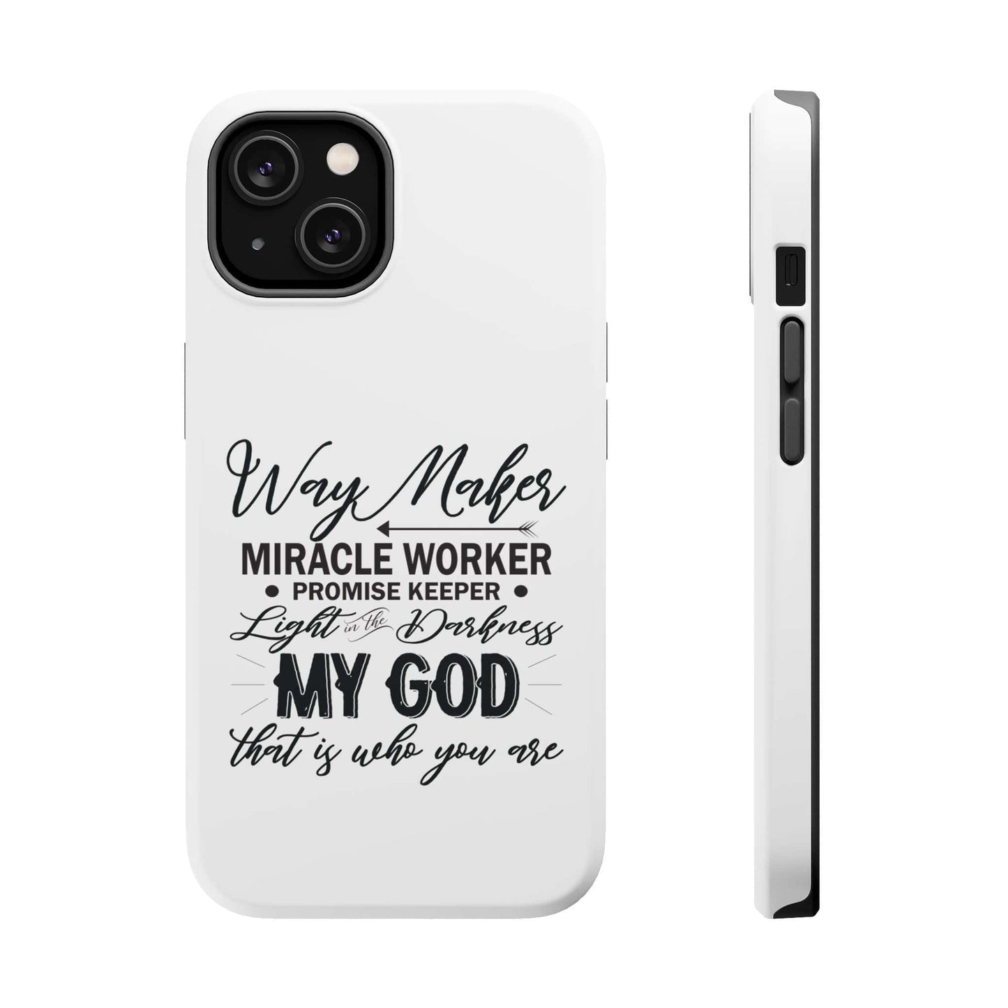 Promise Keeper, Way Maker | Magnetic Tough Cases | Motivational Bible 