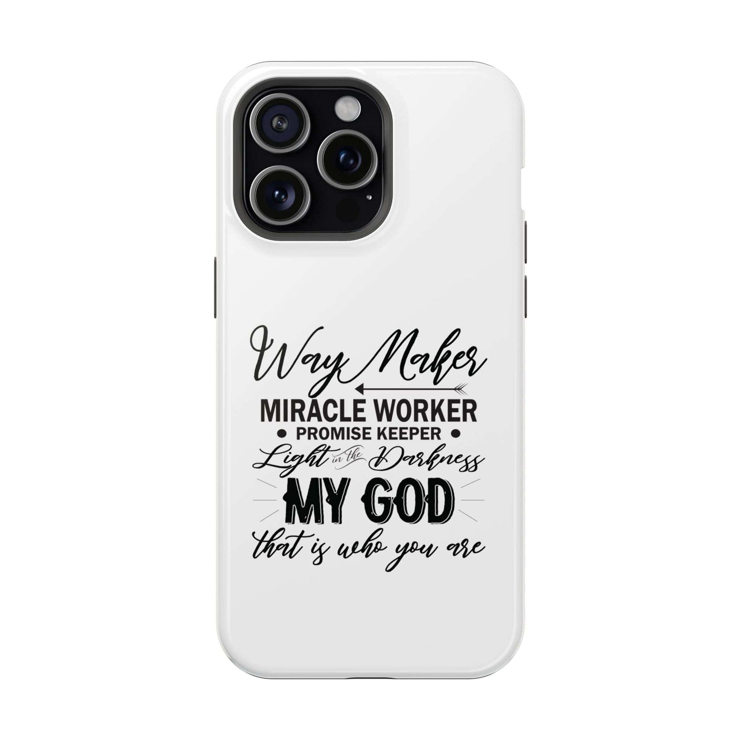 Promise Keeper, Way Maker | Magnetic Tough Cases | Motivational Bible 
