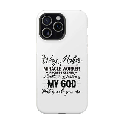 Promise Keeper, Way Maker | Magnetic Tough Cases | Motivational Bible 