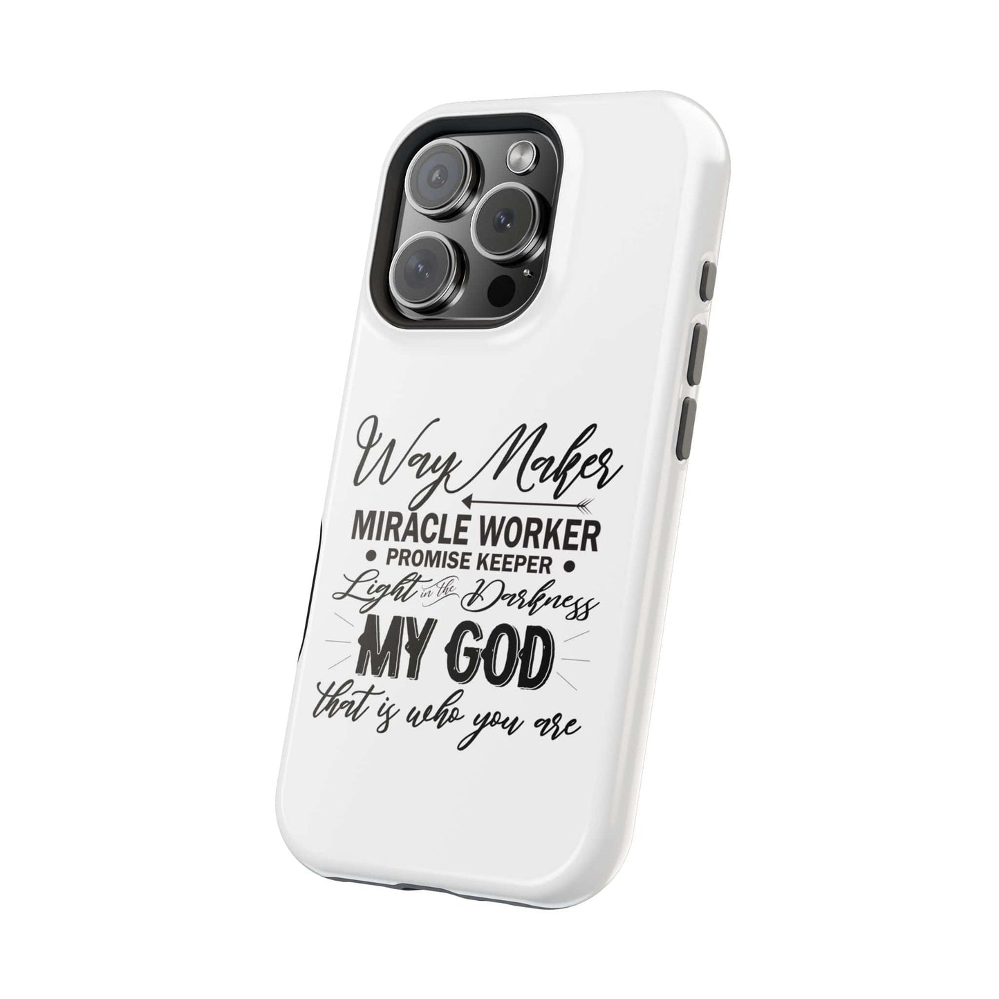 Promise Keeper, Way Maker | Magnetic Tough Cases | Motivational Bible 