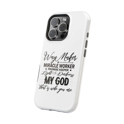 Promise Keeper, Way Maker | Magnetic Tough Cases | Motivational Bible 