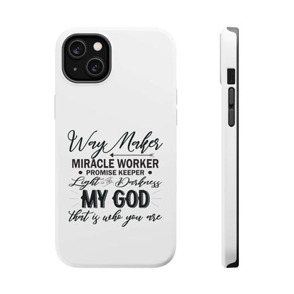 Promise Keeper, Way Maker | Magnetic Tough Cases | Motivational Bible 