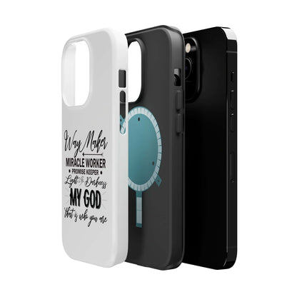 Promise Keeper, Way Maker | Magnetic Tough Cases | Motivational Bible 