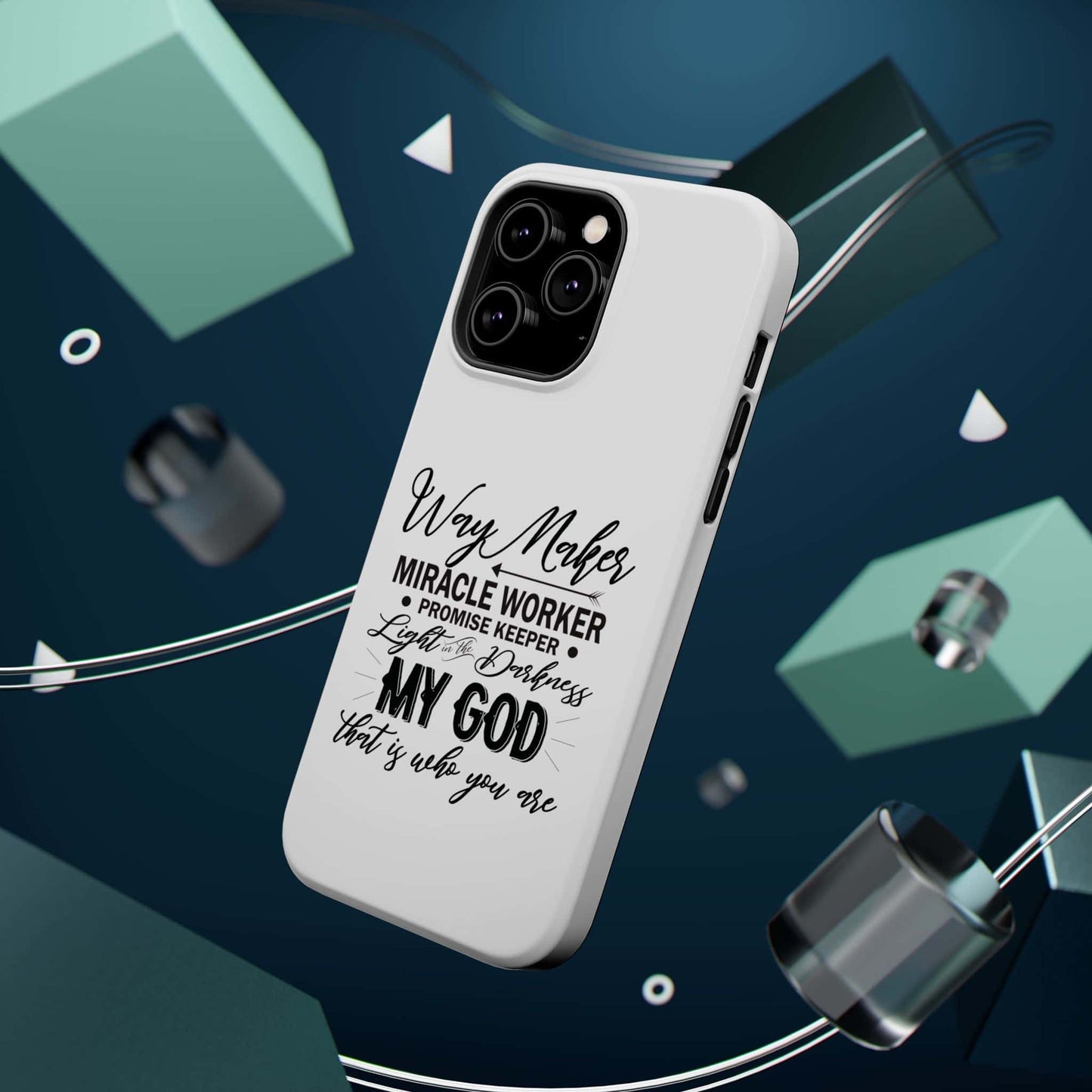 Promise Keeper, Way Maker | Magnetic Tough Cases | Motivational Bible 