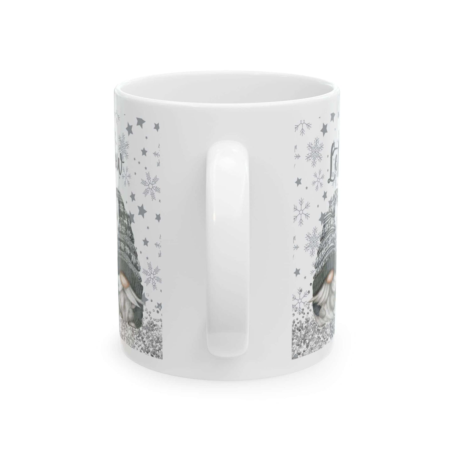 Let it Snow, Gnome, Ceramic Mug, (11oz)
